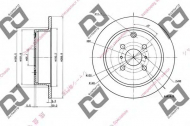 Тормозной диск DJ PARTS BD1425