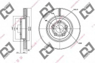 Тормозной диск DJ PARTS BD1418