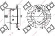 Тормозной диск DJ PARTS BD1494