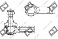 Шарнир DJ PARTS DE1093