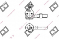 Шарнир DJ PARTS DE1168