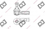 Шарнир DJ PARTS DE1427