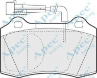 Комплект тормозных колодок APEC braking PAD1007