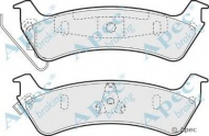 Комплект тормозных колодок APEC braking PAD1012