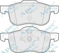 Комплект тормозных колодок APEC braking PAD1075
