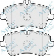 Комплект тормозных колодок APEC braking PAD1166
