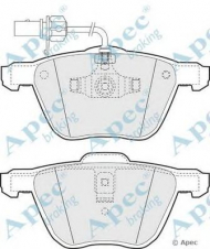 Комплект тормозных колодок APEC braking PAD1184