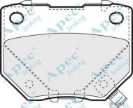 Комплект тормозных колодок APEC braking PAD1276