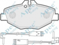 Комплект тормозных колодок APEC braking PAD1316