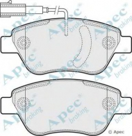 Комплект тормозных колодок APEC braking PAD1549