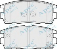 Комплект тормозных колодок APEC braking PAD1573