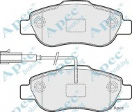 Комплект тормозных колодок APEC braking PAD1612