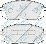 Комплект тормозных колодок APEC braking PAD1617