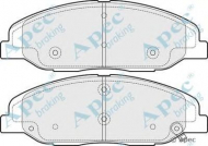 Комплект тормозных колодок APEC braking PAD1633