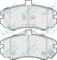 Комплект тормозных колодок APEC braking PAD1642
