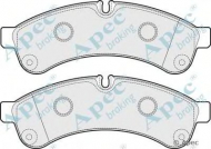 Комплект тормозных колодок APEC braking PAD1645
