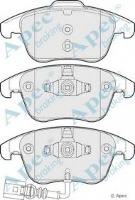 Комплект тормозных колодок APEC braking PAD1653