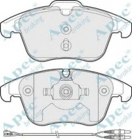 Комплект тормозных колодок APEC braking PAD1668