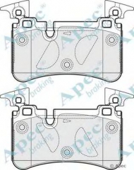 Комплект тормозных колодок APEC braking PAD1678