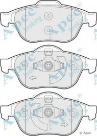 Комплект тормозных колодок APEC braking PAD1715