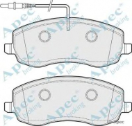 Комплект тормозных колодок APEC braking PAD1717