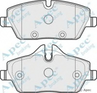 Комплект тормозных колодок APEC braking PAD1758