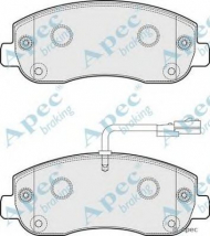 Комплект тормозных колодок APEC braking PAD1797