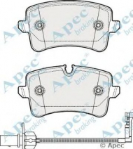 Комплект тормозных колодок APEC braking PAD1815