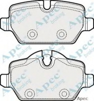 Комплект тормозных колодок APEC braking PAD1817