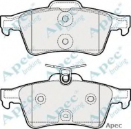 Комплект тормозных колодок APEC braking PAD1818