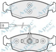 Комплект тормозных колодок APEC braking PAD1845