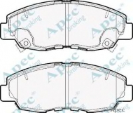 Комплект тормозных колодок APEC braking PAD1848