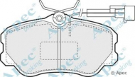 Комплект тормозных колодок APEC braking PAD670
