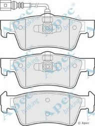 Комплект тормозных колодок APEC braking PAD1727