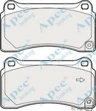 Комплект тормозных колодок APEC braking PAD1811