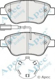 Комплект тормозных колодок APEC braking PAD1827