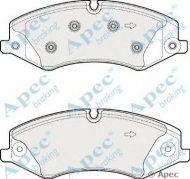 Комплект тормозных колодок APEC braking PAD1836