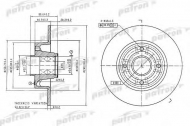 Тормозной диск PATRON PBD7015