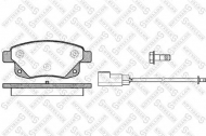 Комплект тормозных колодок STELLOX 1263 002L-SX