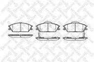 Комплект тормозных колодок STELLOX 235 022L-SX