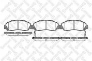 Комплект тормозных колодок STELLOX 362 032B-SX