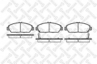 Комплект тормозных колодок STELLOX 417 002B-SX