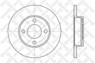 Тормозной диск STELLOX 6020-4718-SX