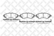 Комплект тормозных колодок STELLOX 656 002B-SX