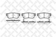 Комплект тормозных колодок STELLOX 757 002B-SX