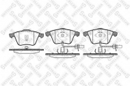 Комплект тормозных колодок STELLOX 975 002BL-SX