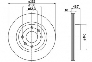 Тормозной диск HELLA PAGID 8DD 355 116-201