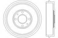 Тормозный барабан HELLA PAGID 8DT 355 300-071
