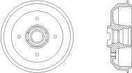 Тормозный барабан HELLA PAGID 8DT 355 300-121