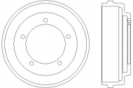 Тормозный барабан HELLA PAGID 8DT 355 300-201